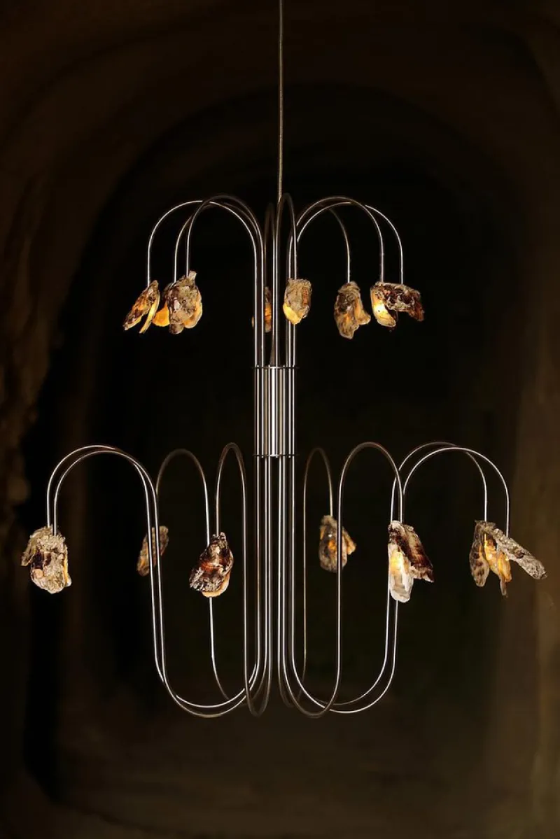 Sale Pamono Pendant Lamp in Metal and Aluminum by Touch with Eyes