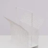 New Pamono Perforated Metal Newspaper Rack, France, 1965