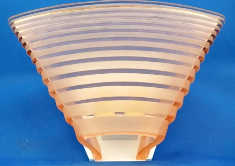 Hot Pamono Pergamo Wall Lamp in Pink Satin Glass by Angelo Mangiarotti for Artemide, Italy, 1950s