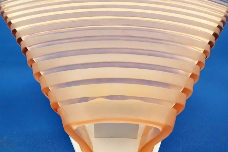 Hot Pamono Pergamo Wall Lamp in Pink Satin Glass by Angelo Mangiarotti for Artemide, Italy, 1950s