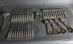 Pamono Perles Cutlery from Christofle, Set of 61