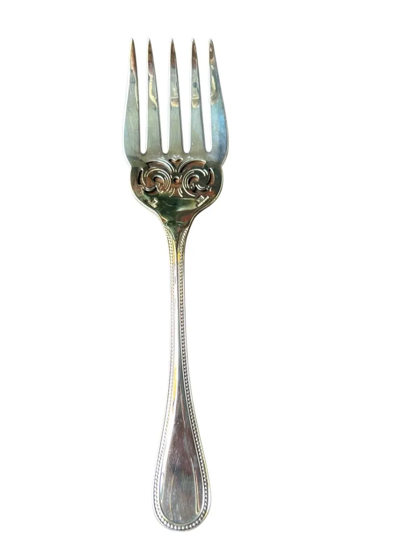 Sale Pamono Perles Fish Cutlery Service for 6 from Christofle, Set of 14