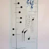 Pamono Perrin, Silent Score, 2001, Sculpted Glass> Sculpture