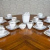 Pamono 12-Person Coffee Set from Ćmielów, Set of 39> Tabletop|Coffee & Tea Service