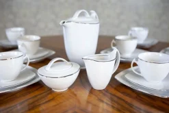 Pamono 12-Person Coffee Set from Ćmielów, Set of 39><noscript><img width=