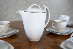 Pamono 12-Person Coffee Set from Ćmielów, Set of 39><noscript><img width=