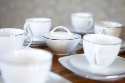 Pamono 12-Person Coffee Set from Ćmielów, Set of 39><noscript><img width=