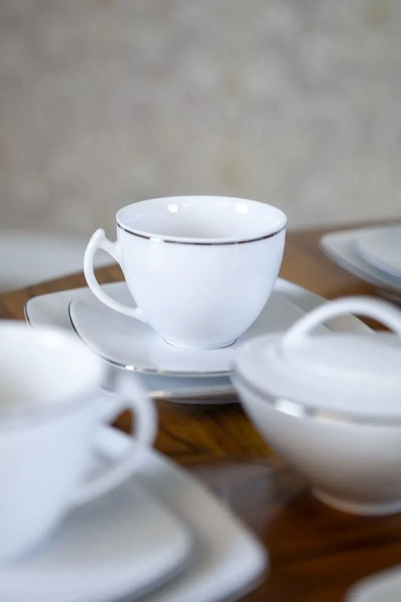 Pamono 12-Person Coffee Set from Ćmielów, Set of 39> Tabletop|Coffee & Tea Service