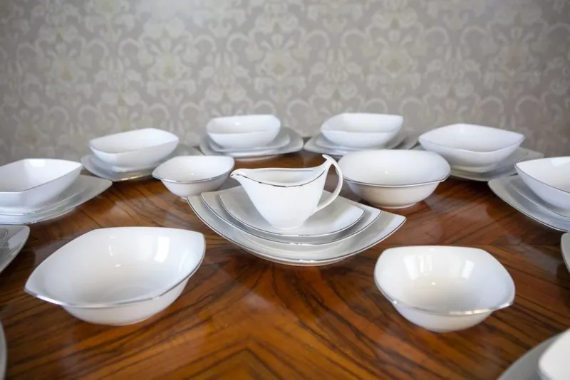 Hot Pamono 12-Person Dinner Service by Porcelana Ćmielów, Set of 44
