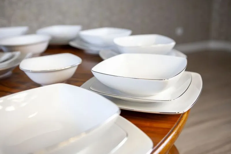 Hot Pamono 12-Person Dinner Service by Porcelana Ćmielów, Set of 44