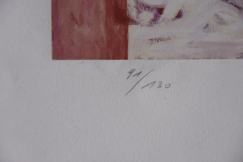 Pamono Peter Foeller, Intermezzo Serigraph, 1990> Mid-Century