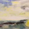 Clearance Pamono Peter M. Hicks, Scaling Dam, North Yorkshire Landscape, 1980s, Oil on Canvas, Framed