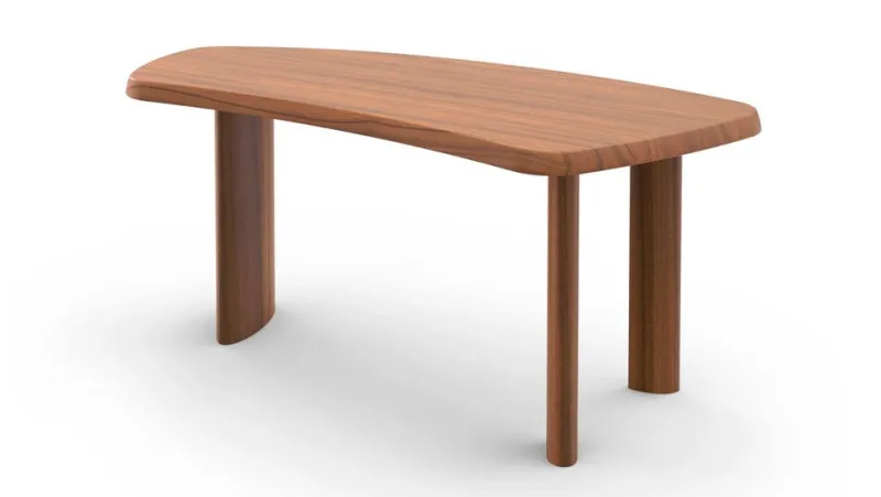 Pamono Petit Bureau en Forme Libre Table by Charlotte Perriand for Cassina