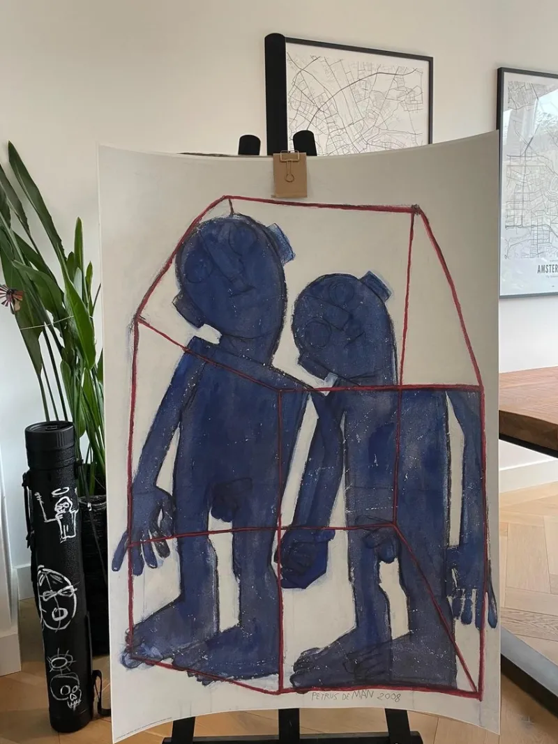 Online Pamono Petrus De Man, Untitled, 2008, Silk-Screen