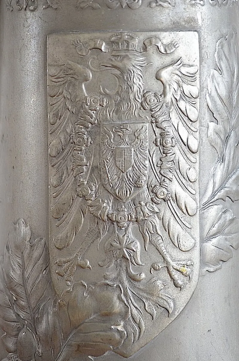 Clearance Pamono Pewter Ceremonial Jug with Berlin Coat of Arms from Kayser, 1900s