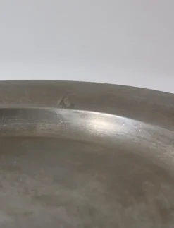 Pamono Pewter Charger Plates from Svenskt Tenn, Sweden, 1950s, Set of 6><noscript><img width=