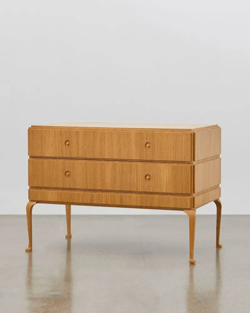 Pamono PH Grand Chest of Drawers, Wood Legs, Natural Oak Veneer, White Ash Wood Drawers> Storage