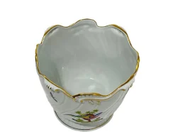 Best Pamono Pheasant Pattern Porcelain Cachepot from Herend