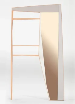 Pamono Phelie Wall Mirror with Coat Rack by Kathrin Charlotte Bohr for Jacobsroom> Racks, Hooks & Valets