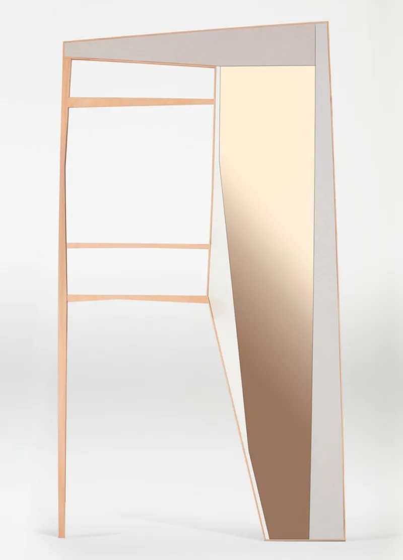 Pamono Phelie Wall Mirror with Coat Rack by Kathrin Charlotte Bohr for Jacobsroom> Racks, Hooks & Valets