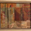 New Pamono Philip Krevoruck, Surrealist Composition, 1957, Oil on Board