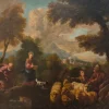 Pamono Philipp Peter Roos, Flight Into Egypt, 1680, Oil on Canvas> Old Masters