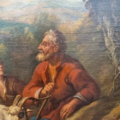 Pamono Philipp Peter Roos, Flight Into Egypt, 1680, Oil on Canvas><noscript><img width=