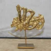Pamono Philippe Cheverny, Virgo Horoscope Sculpture, 1970s, Bronze> Minimalist