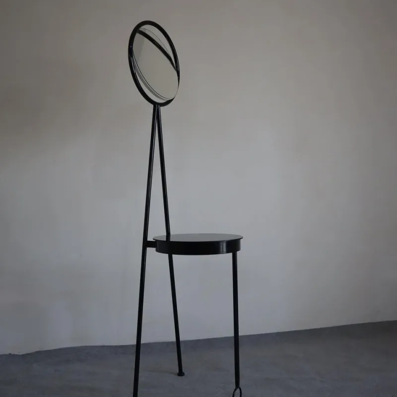 Outlet Pamono Philippe Starck Style Black Dressing Table from the 90s, Made in Italy by Philippe Starck