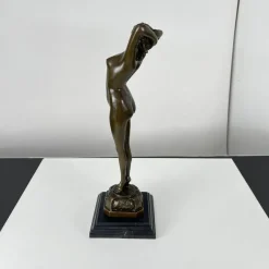 Sale Pamono Philips, Art Deco Sculpture of a Nude Woman, 20th Century, Bronze