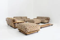 Pamono Pianura Sofa Set by Mario Bellini for Cassina, 1970s, Set of 10><noscript><img width=