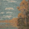 Pamono Pictorial Rug in Sky Blue from R&K Principal Jahanshah Nazmiyal> Carpets & Textiles|Carpets & Textiles
