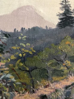 Best Pamono Pierre Barthélémy, Hameau, vallée de Merlan, 1928, Oil on Canvas, Framed