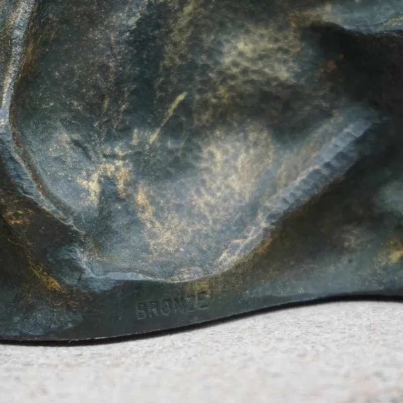Pamono Pierre Le Faguays, Palm Dancer, Original Bronze Sculpture, 1920s-1940s> Art Deco