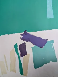 Pamono Pierre Pallut, Abstract Composition, Hand-Signed Lithograph, 1972> Abstraction|Prints & Multiples