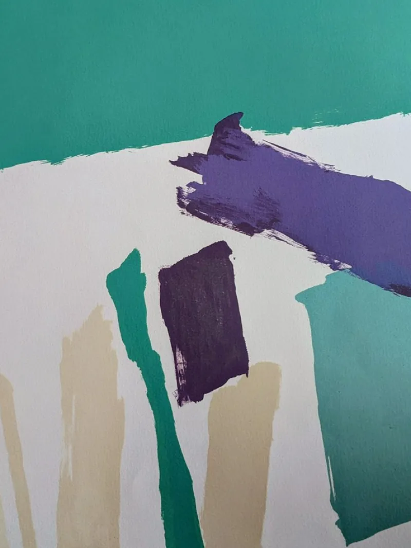 Pamono Pierre Pallut, Abstract Composition, Hand-Signed Lithograph, 1972> Abstraction|Prints & Multiples