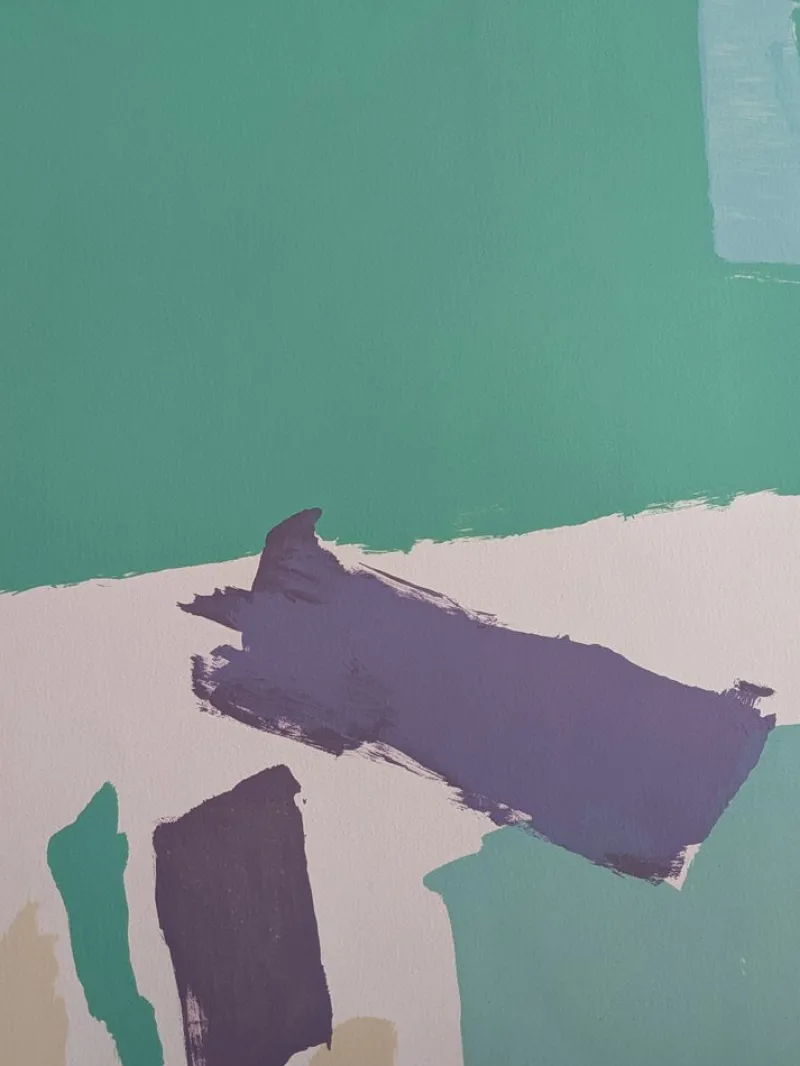 Pamono Pierre Pallut, Abstract Composition, Hand-Signed Lithograph, 1972> Abstraction|Prints & Multiples