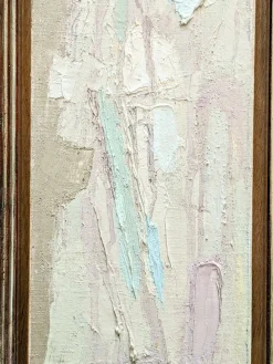 Pamono Pierre Pallut, Abstraction, Oil on Canvas, 1988><noscript><img width=