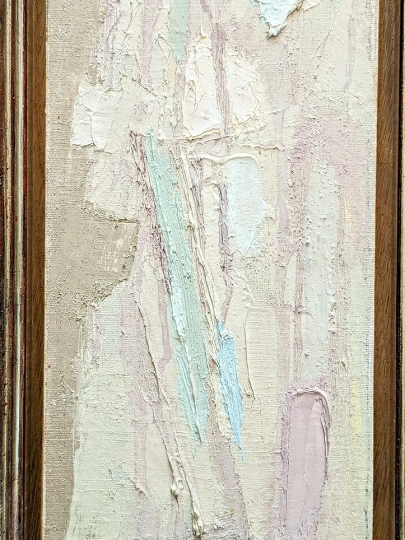 Pamono Pierre Pallut, Abstraction, Oil on Canvas, 1988> Abstraction