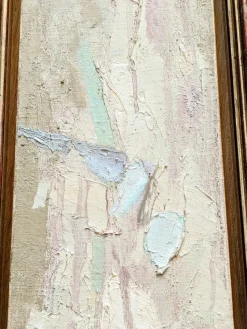 Pamono Pierre Pallut, Abstraction, Oil on Canvas, 1988><noscript><img width=
