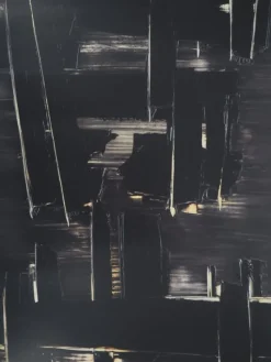 Pamono Pierre Soulages August 27 1958: Soulages Museum Poster><noscript><img width=