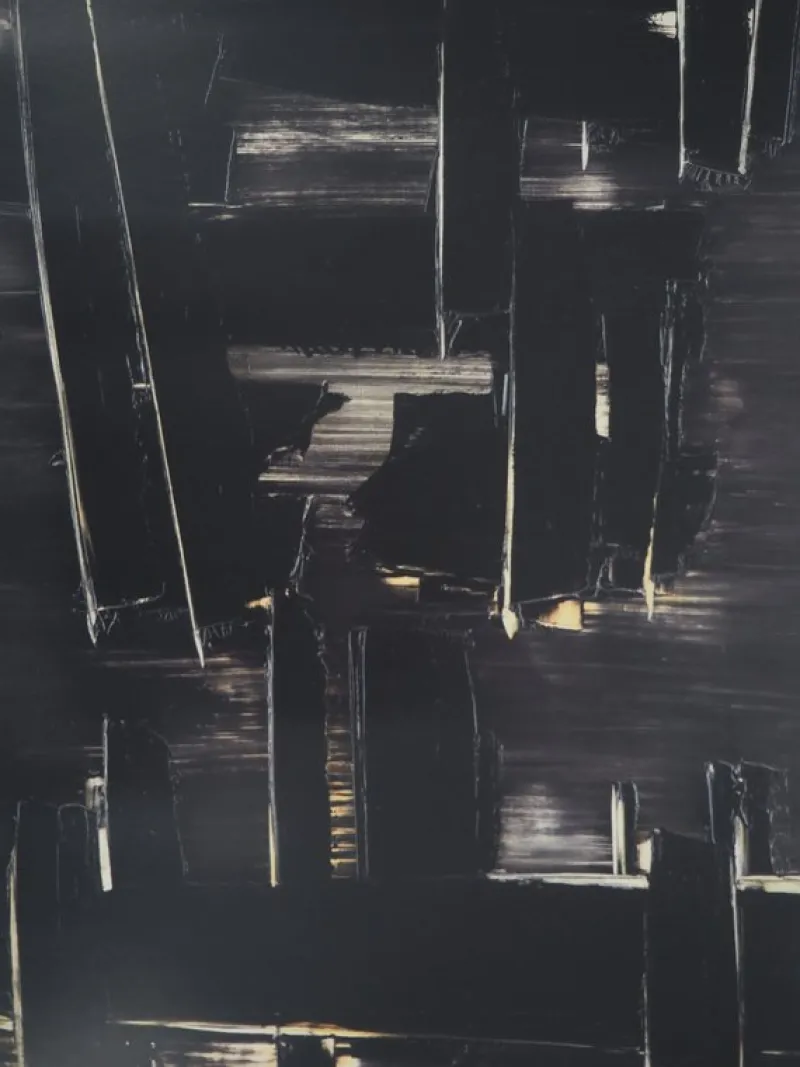 Pamono Pierre Soulages August 27 1958: Soulages Museum Poster> Posters