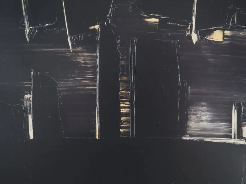 Pamono Pierre Soulages August 27 1958: Soulages Museum Poster> Posters