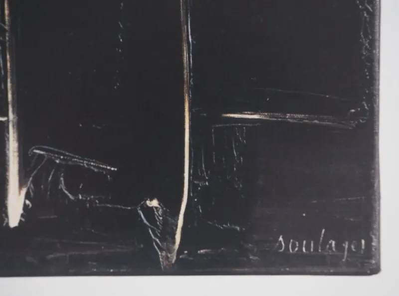 Pamono Pierre Soulages August 27 1958: Soulages Museum Poster> Posters