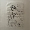 Pamono Pierre-Auguste Renoir - Nude Bather - Original Etching - Early 20th Century> Impressionist