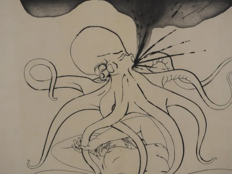 Pamono Pierre-Yves Trémois, Maritime Ecstasy, Original Signed Engraving> Prints & Multiples