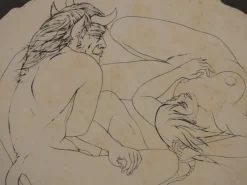 Pamono Pierre-Yves Trémois, Minos, Original Signed Engraving><noscript><img width=