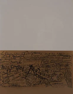Pamono Pierre-Yves Trémois, Two Faces and Raya, Signed Bas Relief Sculpture><noscript><img width=