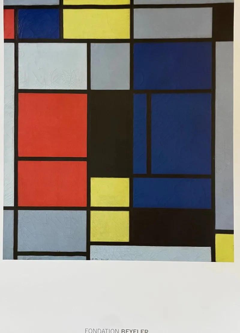 Pamono Piet Mondrian, Tableau No I, 1921-1925 / 2020, Print> Abstraction|Prints & Multiples