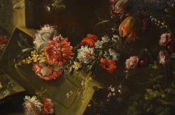 Sale Pamono Pieter Casteels III, Floral Still Life, 1700, Oil on Canvas, Framed